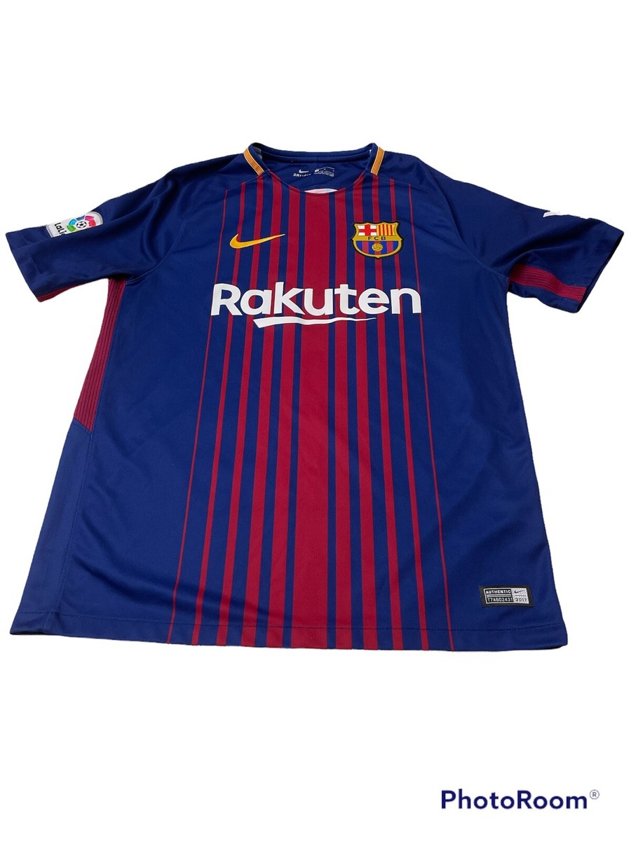 FC Barcelona Nike Dri-FIT ユニフォーム　145-155 Preowned Nike DriFit FC Barcelona Soccer Jersey Size Medium R2 | eBay