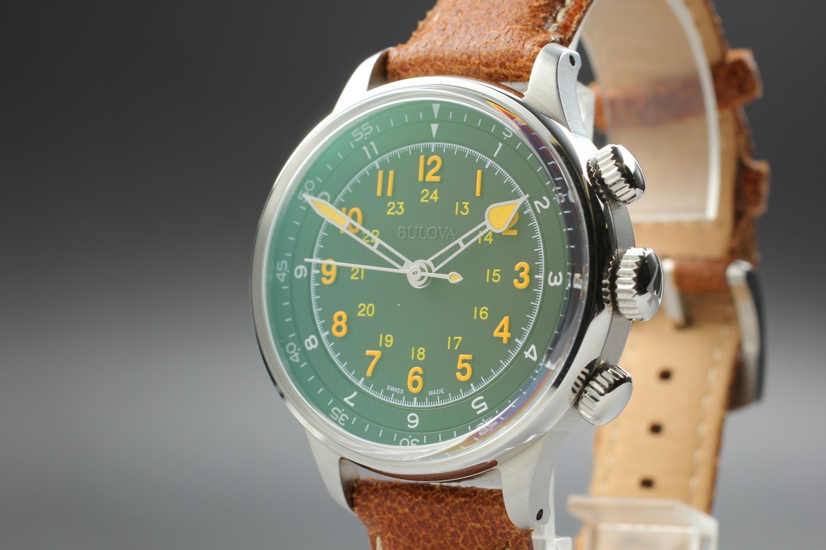 w/Box ] Bulova Type A-15 63A119 WWII Re-Issue Watch Limited 