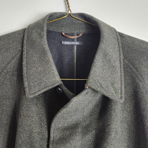 Schneiders of Salzburg Wool/Angora Olive Full Length Packable Coat-Size 44 - Picture 2 of 13