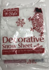 Holiday Style Decorative Snow Display Sheet 32" x 40" Holiday Style