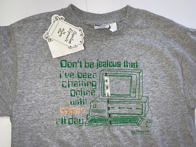 Napoleon Dynamite Dont Be Jealous That Im Chatting With Babes M T-Shirt New VTG