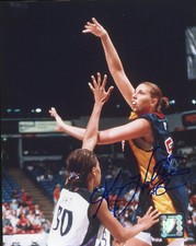 Kara Wolters WNBA Autographed 8x10 Indiana Fever Free Shipping #S2789