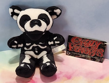 Vtg. 1998 Grateful Dead Crazy Fingers 7  Bean Bear Plush by Liquid Blue
