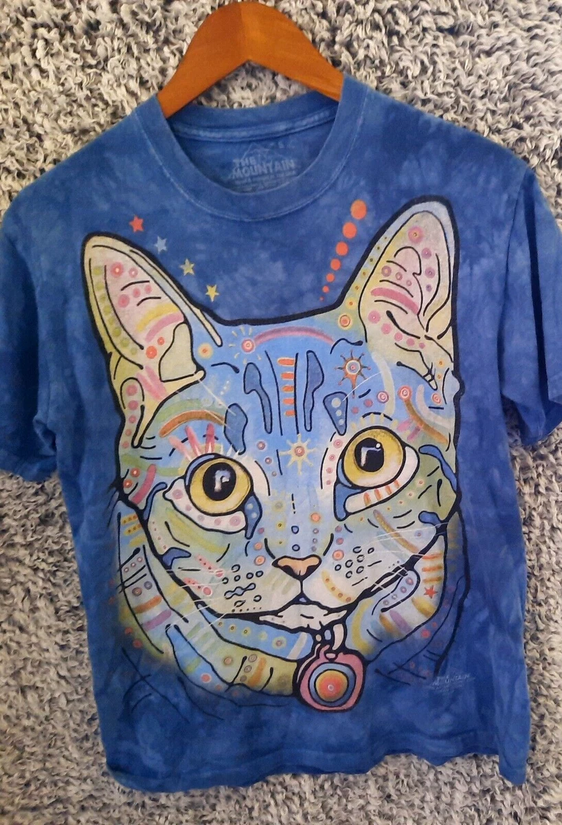 Cat dyed blue sales