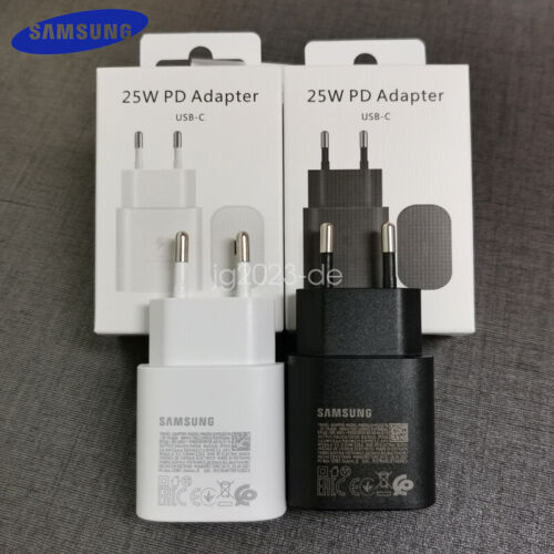 Caricabatterie rapido originale Samsung 25 W alimentatore cavo USB-C Galaxy S23 S24 A54 5G - Foto 2 di 17