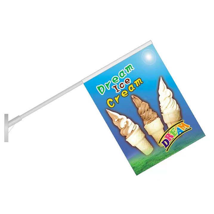 Softeis Eis Werbung, Plakate, Banner, Fahnen, Werbemittel
