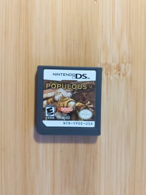 Populous DS (Nintendo DS, 2008) Game Cartridge Cart Only 