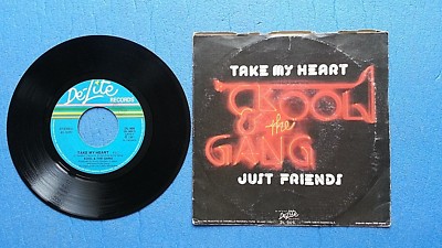 317 - 45 Runden KOOL & THE GANG TAKE MY HEART - JUST FRIENDS - DELITE 1981 