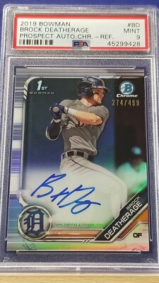 その他 Brock Deatherage Bowman Chrome Rc Auto Brock Deatherage - 2019 Bowman Chrome Prospects Autograph