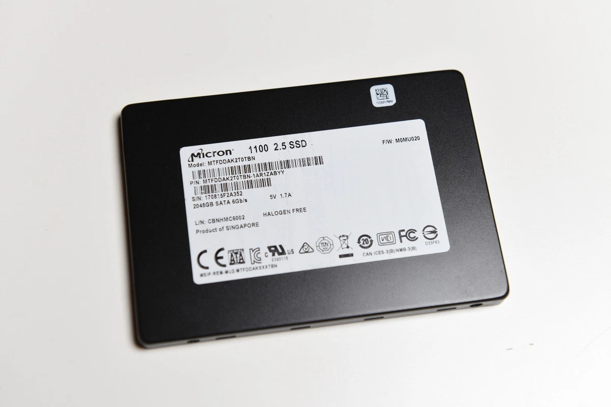 Micron SATA III 2TB Storage Capacity Solid State Drives for sale