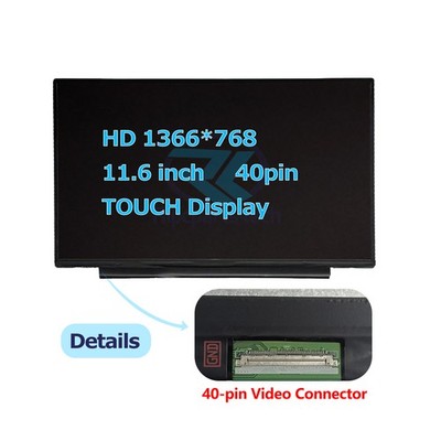 11.6'' LCD Touch Screen For Lenovo 100e Chromebook Gen4 Intel 5D11N64303 HD 40pin