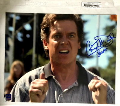 Signed Auto Christopher McDonald Shooter McGavin 8x10 Photo Happy