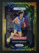 2024 Monopoly Prizm WNBA Natisha Hiedeman Gold Shimmer Prizm /500 Lynx #62