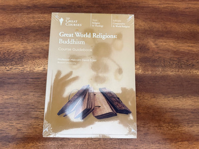 Great Courses - Great World Religions : Buddhism (CD/TPB) BRAND NEW  