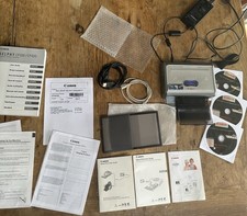 Canon Selphy CP400 Compact Photo Printer with Power Adapter & Manuals Working