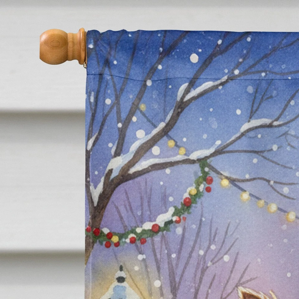 Caroline's Treasures Norwich Terrier con bandera de la casa de Santa Claus FNT1062CHF Foto 3 de 4