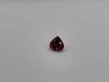 2.6ct Faceted Pear Red Garnet 9x9 mm Loose Gemstone for Jewelry