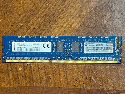 HP 4GB 2Rx8 PC3-12800E DDR3-1600 DIMM (669238-071 684034-001) - Tested