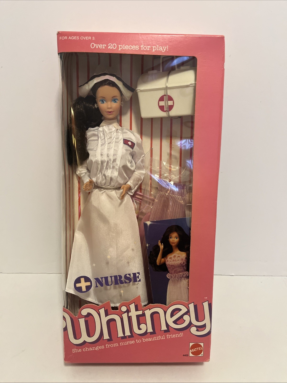1987 Nurse Whitney Barbie  -# 4405-NRFB great Collectors Item!!