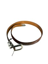 Onyx by Brighton Cutter Buck Men Size 42 Brown Croc Embossed Leather Belt