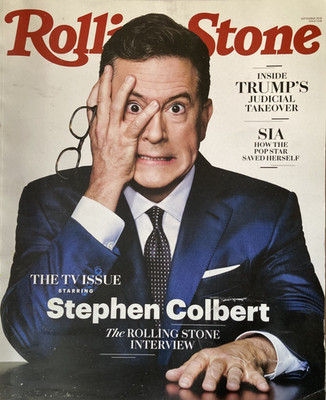 STEPHEN COLBERT September 2018 ROLLING STONE Magazine DONALD TRUMP / SIA