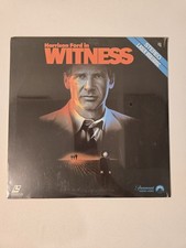 WITNESS. Sealed Lazerdisc Harrison Ford.