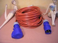 20M CEE Kabel in Signalfarbe Rot 250V Camping Wohnwagen Wohnmobil Boot IP44