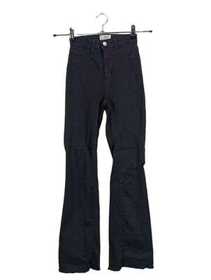 JADE Jeansschlaghose Damen Jeans Gr. DE 32 schwarz Casual-Look