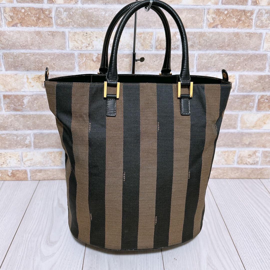 Fendi Black Classic Luxury Tote Bag Designer Handbag