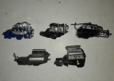 1960s 1/25 Model Car Engines Lot of 5 – Vintage Model Kit Parts - Lot B