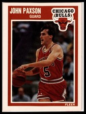 1989-90 Fleer #22 John Paxson
