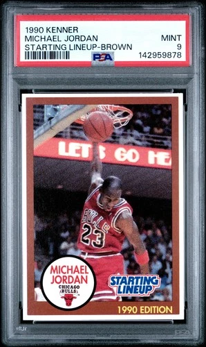 1990 Kenner Michael Jordan Starting Lineup - Brown - PSA 9