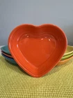Fiestaware Poppy Medium Heart Bowl Fiesta