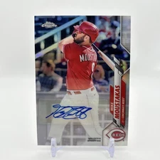 2020 Topps Chrome Update Autograph Refractors #USAMM Mike Moustakas Auto