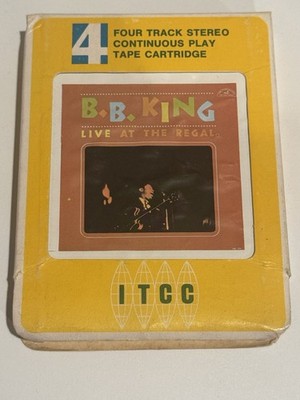 BB King  live  At The Regal ITCC 4 Track Cartridge With Slipcover