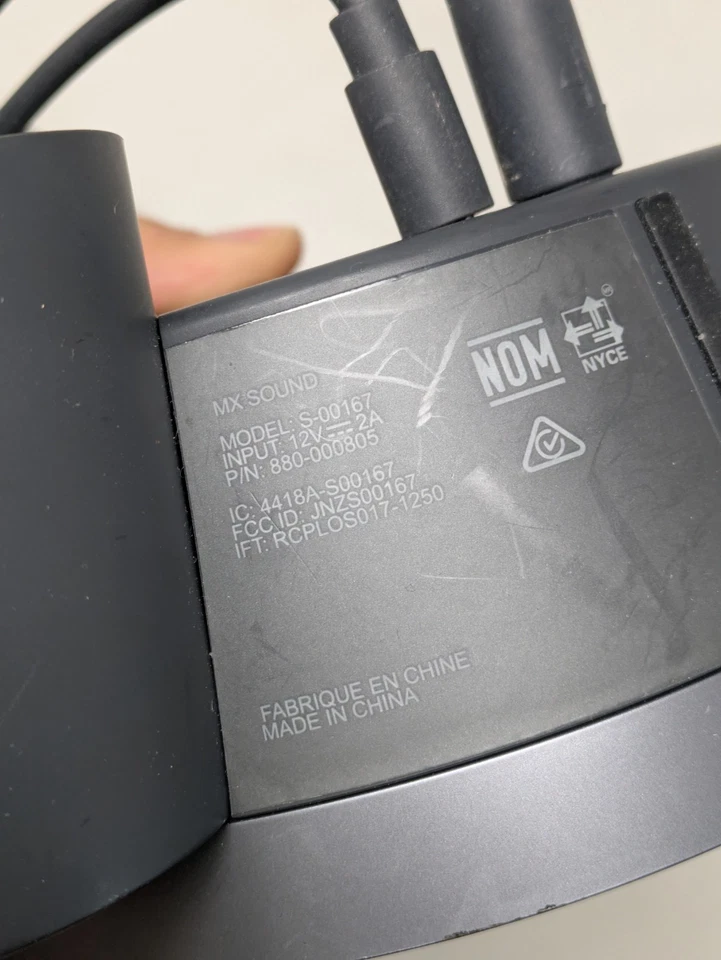 Logitech MX Sound Bluetooth Computer Desktop Speakers S-00167 (1009) - Image 3 of 4