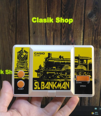 CASIO LCD HANDHELD GAME CG-360 SL BANKMAN 1986 JAPAN VINTAGE SKU