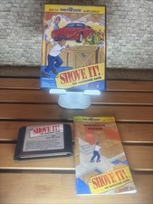 CIB Shove It! The Warehouse Game (Sega Genesis, 1990) Complete *TESTED*