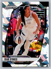 Kiah Stokes 2024 Panini Prizm WNBA #122 Ice Prizms Las Vegas Aces