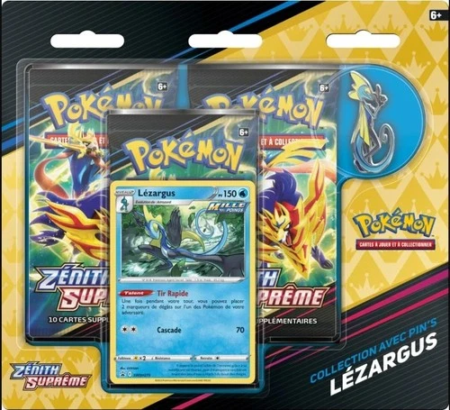 Tripack 3 Boosters - Zénith Suprême - Lézargus - 2023 NEUF ET SCELLÉ POKÉMON