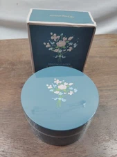 LES FLEURS PERFUMED DUSTING POWDER & PUFF BY ALYSSA ASHLEY 4 OZ 