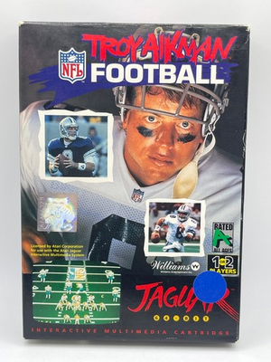 #ad #ad Troy Aikman NFL Football Atari Jaguar CIB Tested amp; Working C $89.99