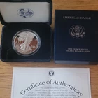United States Mint American Eagle 2002 1 oz Proof Silver Coin Box Certificate