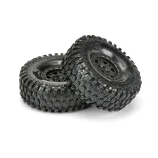 Drop Shipped, Pro-Line Hyrax 1.9inch G8 Tires w/ Impulse Bead-Loc Rims, 2 PCS