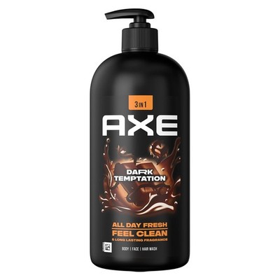 Axe Duschgel Dark Temptation Pumpspender Bodywash Herrenpflege XL 900ml