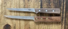 LOT of 2 RH Forschner Victorinox 406-6 & Econo-Cut Cutlery Boning Filet Knives