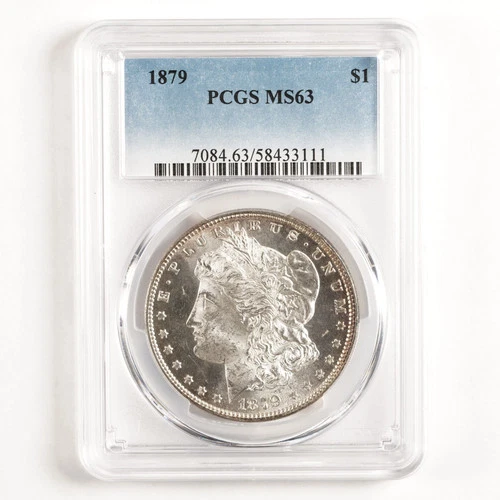 1879 Morgan Dollar $1 MS63 PCGS