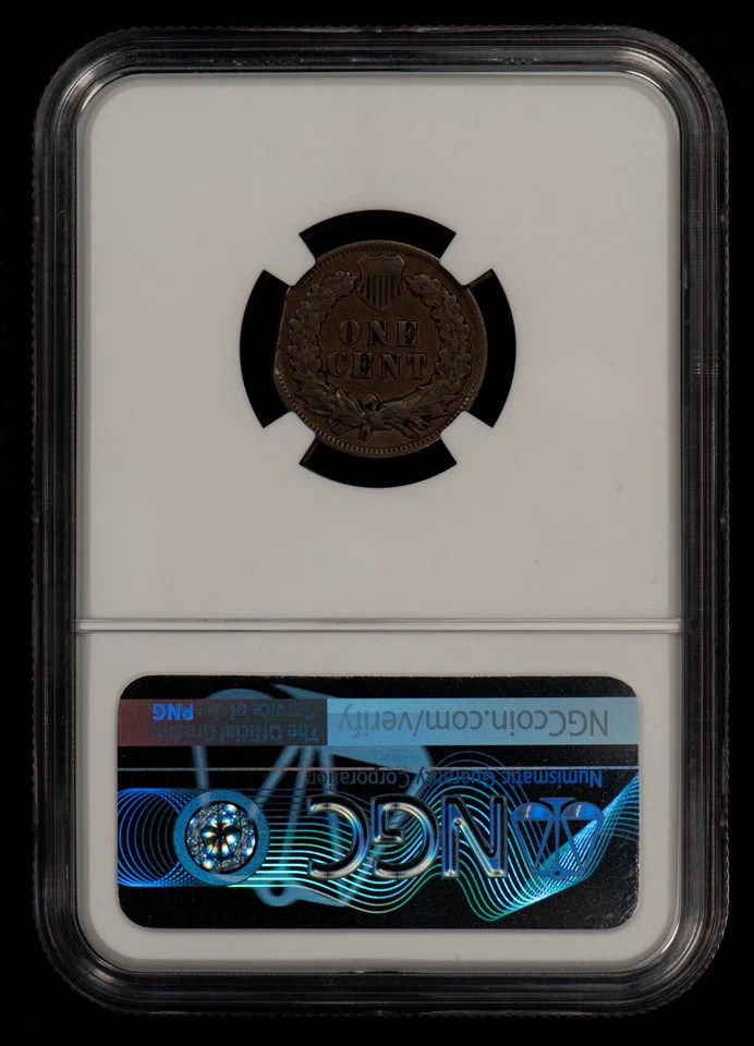1900 1c Indian Cent Mint Error Straight Clipped Planchet - NGC F 15 BN - X5861 - Image 3 of 4