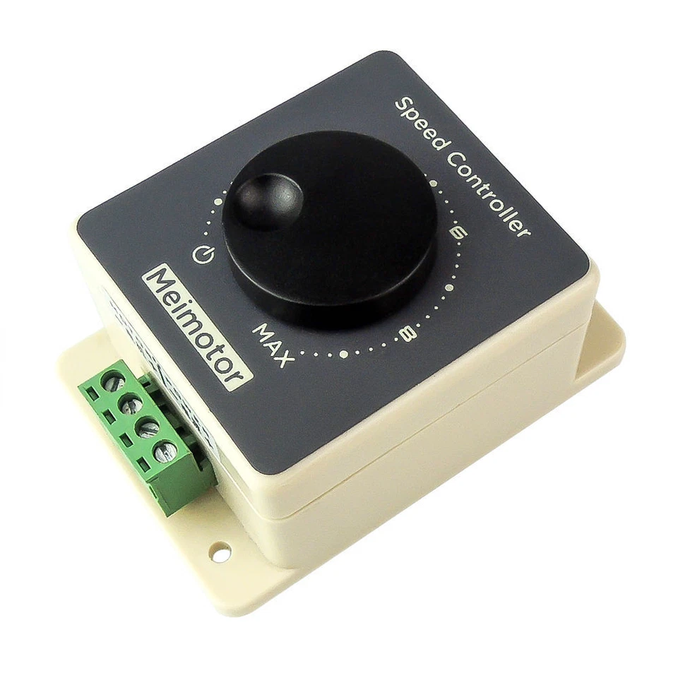 US 10-60V 20A Pulse Width Modulator PWM Waterproof DC Motor Speed Controller New - Image 2 of 4