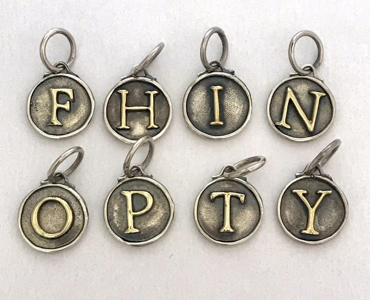 Waxing poetic initial sale charms